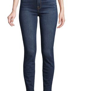 7 For All Mankind Gwenevere High-Waist Ankle Skinny Jeans  (Color: TWILIGHT)